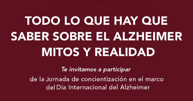 El mes mundial del Alzheimer - Charla organizada por la Universidad Nacional de Quilmes