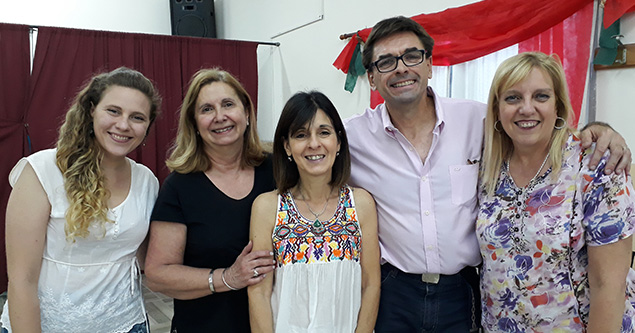 Un hermoso momento en donde brilló la alegría festiva del encuentro