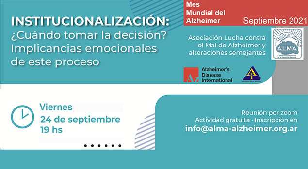 Institucionalización: ¿Cuándo tomar la decisión de la institucionalización?
