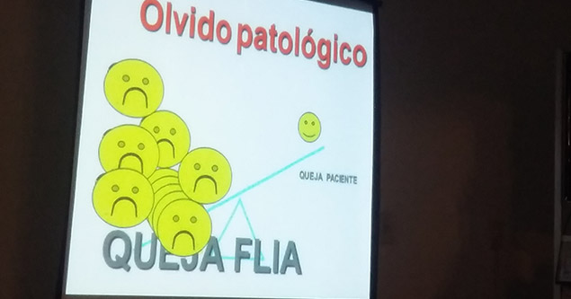 Charla informativa sobre tema de los olvidos diferenciando aquellos benignos de los patológicos